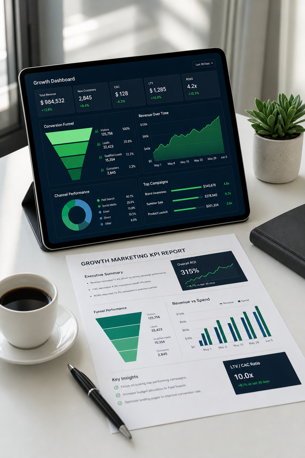 Growth marketing visual